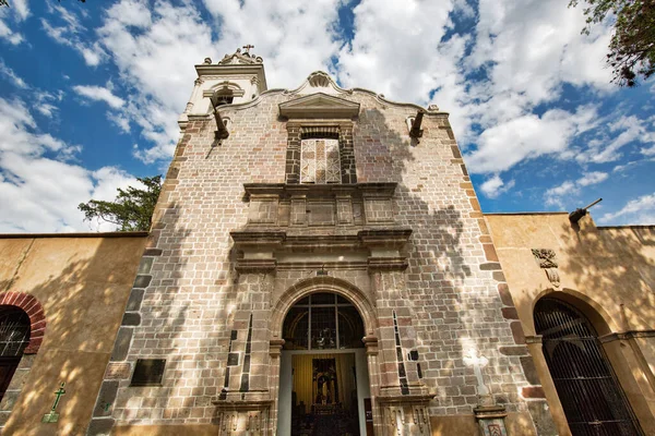 Mexiko Tepotzotlan Francisco Javier Kirche Frühen Sonnenuntergang — Stockfoto