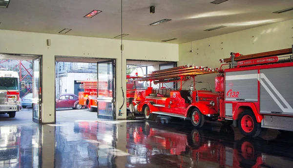 Santiago Chile Chile March 2016 Fire Truck Ready Respond Emergency — Stock Photo, Image