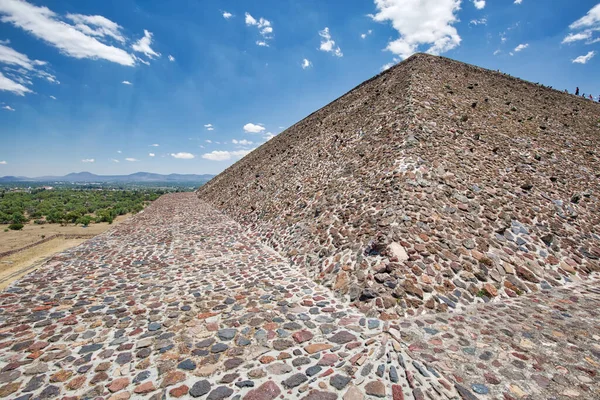 Landmark Teotihuacan Piramisok Komplexum Található Mexikói Felföldön Mexikói Völgy Közelében — Stock Fotó