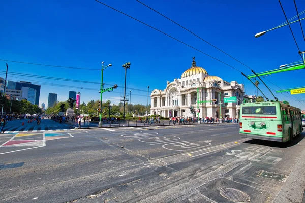 Ciudad México México Diciembre 2018 Palacio Bellas Artes Parque Central — Foto de Stock