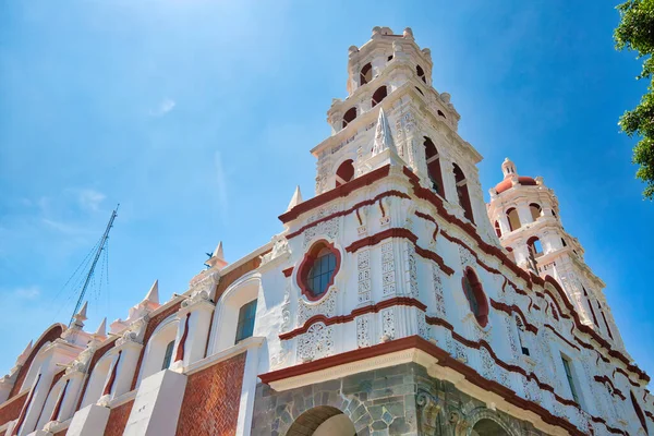 Színes Puebla Utcák Zocalo Történelmi Belvárosában — Stock Fotó