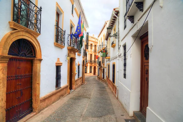 Ronda Straßen Historischen Stadtzentrum — Stockfoto