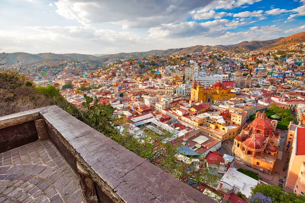 Guanajuato Vigia Panorâmica Cidade Perto Pipila — Fotografia de Stock