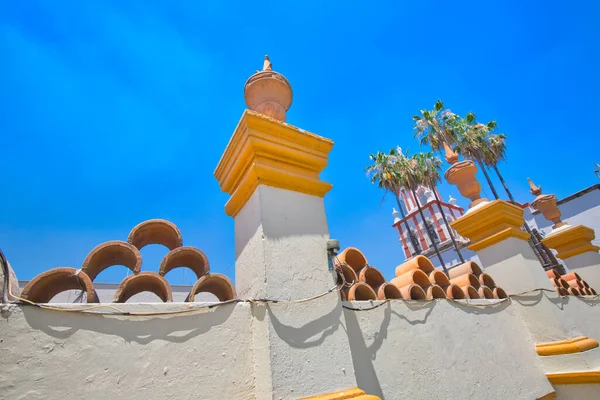 Tlaquepaque Igrejas Cênicas Marco Histórico Centro Cidade — Fotografia de Stock