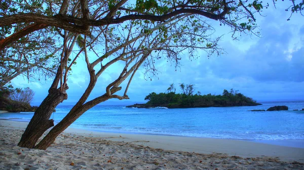 Isla Levantado Strand Bij Zonsondergang — Stockfoto