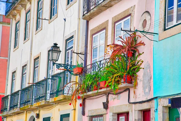 Arquitectura Típica Edificios Coloridos Del Centro Histórico Lisboa — Foto de Stock