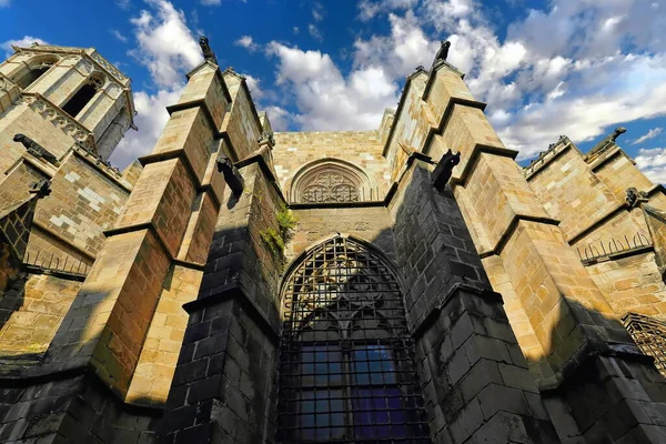 Barcelona España Catedral Barcelona Las Ramblas — Foto de Stock