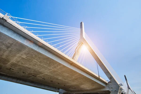 Boston Zakim Most Pamięci Bunker Hill — Zdjęcie stockowe