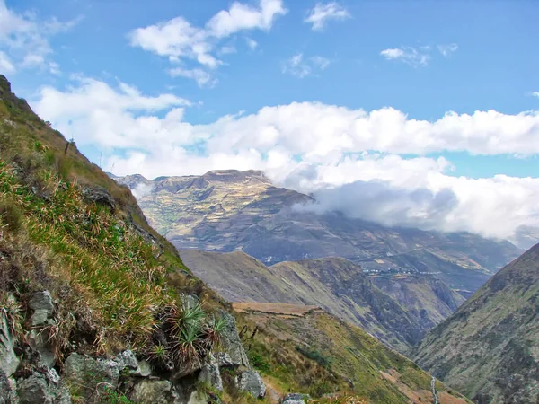 Alausi Trek Devils Nose Nariz Del Diablo — Stock Photo, Image