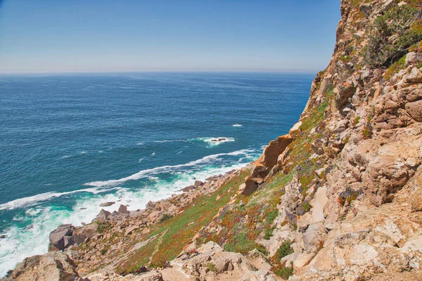 Cascais Cabo Roca Manzaralı Kıyı Şeridi — Stok fotoğraf