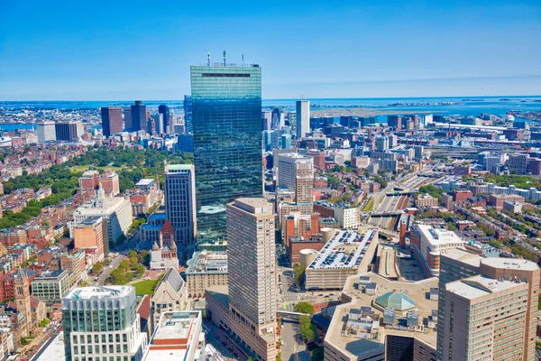 Boston Vista Panorámica Desde Una Plataforma Observación Torre —  Fotos de Stock