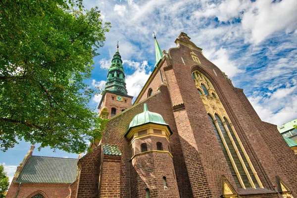 Kopenhagen Gereja Saint Nicholas Kunsthallen Nikolaj — Stok Foto