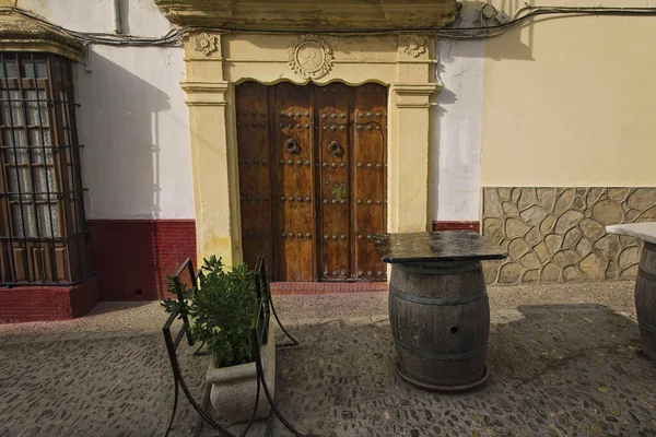 西班牙隆达历史名城中心街道 — 图库照片