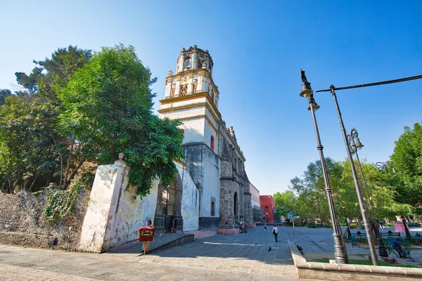 Coyoacan Mexico City Mexico April 2019 Parish San Juan Bautista — Stock Fotó