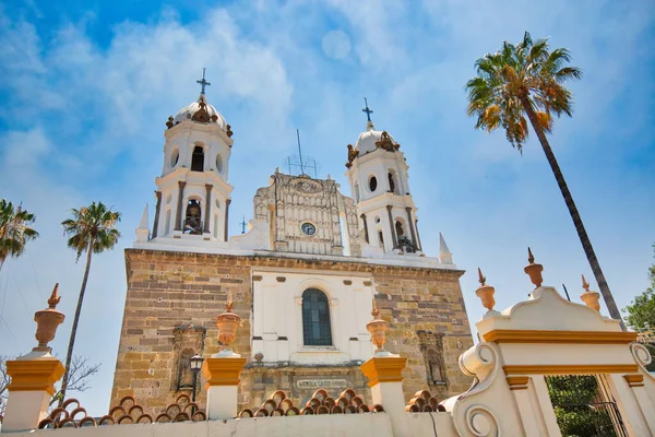 Tlaquepaque Igrejas Cênicas Marco Histórico Centro Cidade — Fotografia de Stock