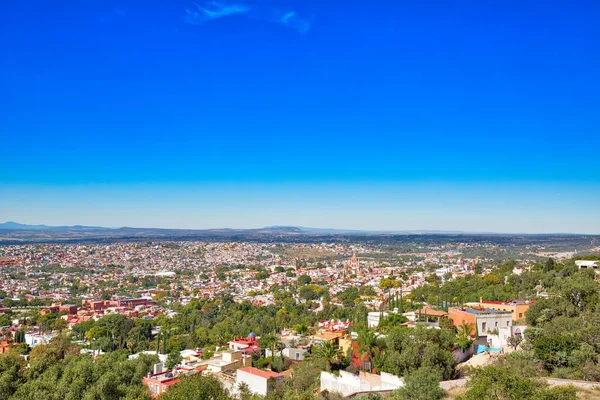 Vista Panorâmica San Miguel Allende Partir Mirante Cidade — Fotografia de Stock