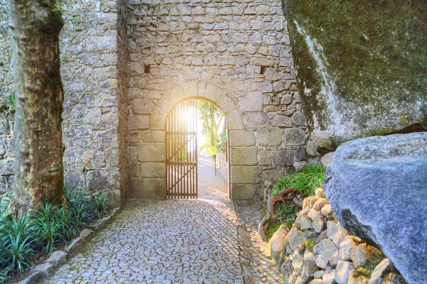 Sintra Portugal Malerisches Schloss Der Mauren — Stockfoto