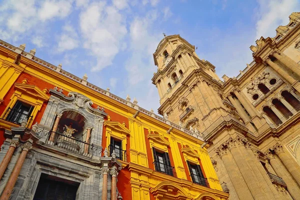 Scenic Catholic Central Cathedral Malaga Catedral Encarnacion Málaga España — Foto de Stock