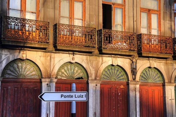 Hermosas Coloridas Calles Oporto — Foto de Stock