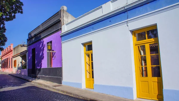 Uruguay Straten Van Colonia Del Sacramento Het Historische Centrum Barrio — Stockfoto