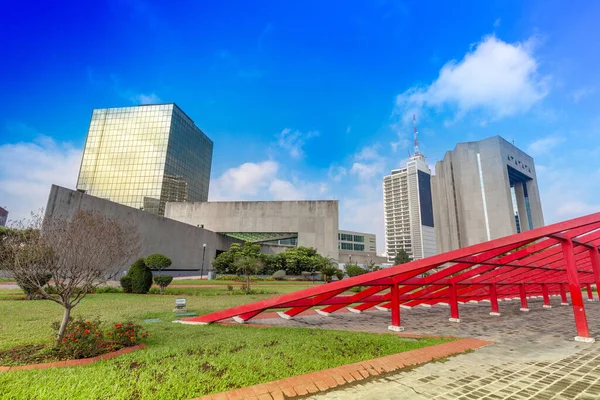 Monterrey Landmark Macroplaza Gran Plaza Torget Historiska Stadskärnan Den Sjunde — Stockfoto