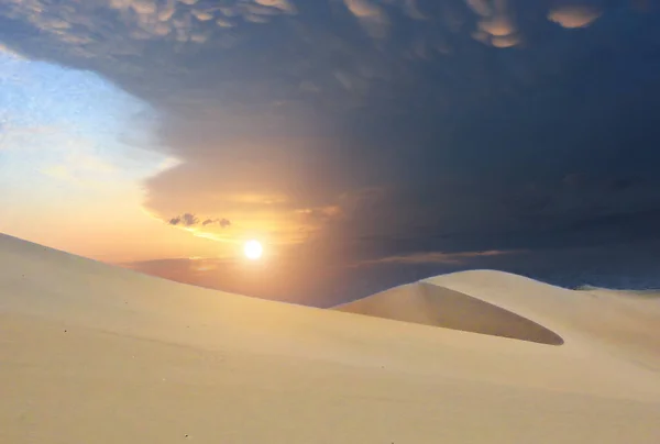 Peru Scenic Huacachina Desert Hills Dunes — Stock Photo, Image