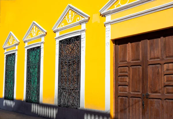 Escénicas Coloridas Calles Coloniales Mérida México Yucatán — Foto de Stock