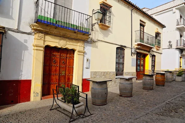 Spanya Nın Ronda Kentindeki Tarihi Şehir Merkezlerinin Sokakları — Stok fotoğraf