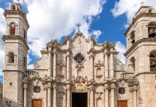Catedral Virgen María Habana Central Ubicada Plaza Catedral Centro Histórico — Foto de Stock