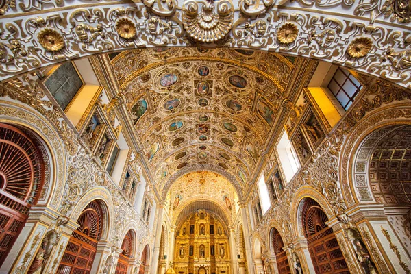 Oaxaca Messico Dicembre 2018 Interni Una Cattedrale Santo Domingo Nel — Foto Stock