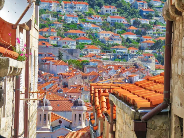 Dubrovnik Antiguas Calles Ciudad — Foto de Stock