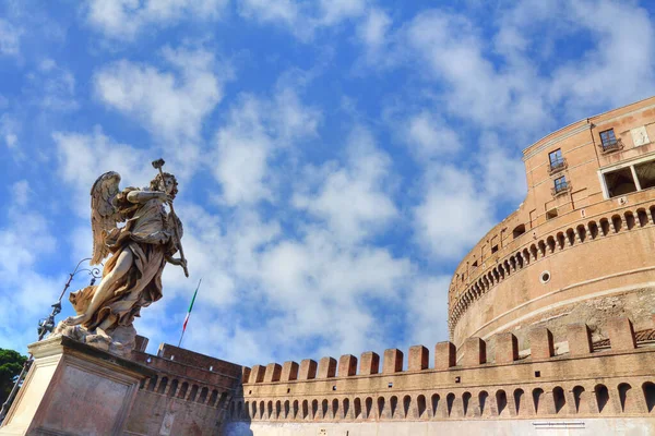 Szent Angelo Kastély Castel Sant Angelo Rómában — Stock Fotó