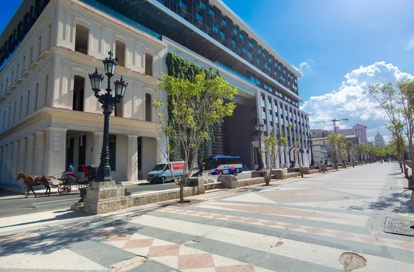 Havana Cuba Scenic Colorful Old Havana Street Historic City Center — Stock Photo, Image