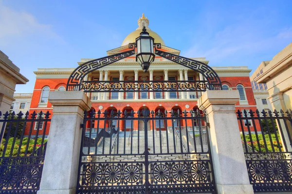 Massachusetts State House Бостоне — стоковое фото