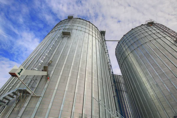 Silos Agrícolas Ontario Canadá — Foto de Stock