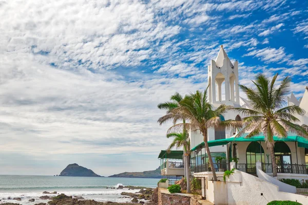 Mazatlan Golden Zone Zona Dorada Beroemde Toeristische Badplaats Zone — Stockfoto