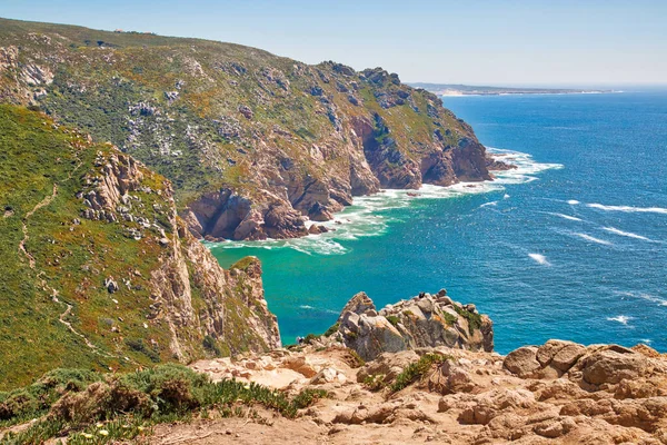 Cehennem Ağzı Boca Inferno Geçidi Cascais Portekiz — Stok fotoğraf