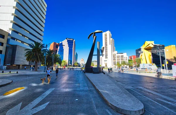 2018年12月10日メキシコ市 パセオ レフォルマに近いメキシコ市金融センター地区 — ストック写真