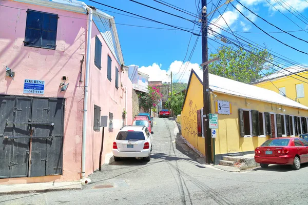 Charlotte Amalie Jungferninseln Mai 2019 Landschaftlich Reizvolles Historisches Zentrum Und — Stockfoto