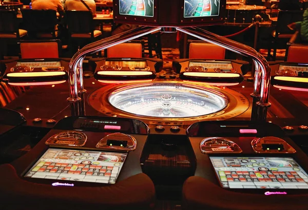 Las Vegas Nevada Março 2017 Máquinas Casino Área Entretenimento Noite — Fotografia de Stock