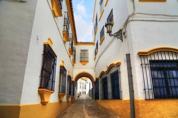 Ronda Straßen Historischen Stadtzentrum — Stockfoto