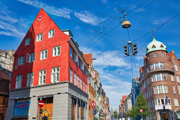 Copenhague Dinamarca Agosto 2018 Arquitetura Típica Dinamarquesa Centro Histórico Cidade — Fotografia de Stock