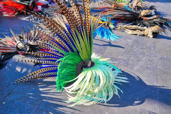 Indický Festival Kmenové Oslavy Náměstí Zocalo Mexico City — Stock fotografie