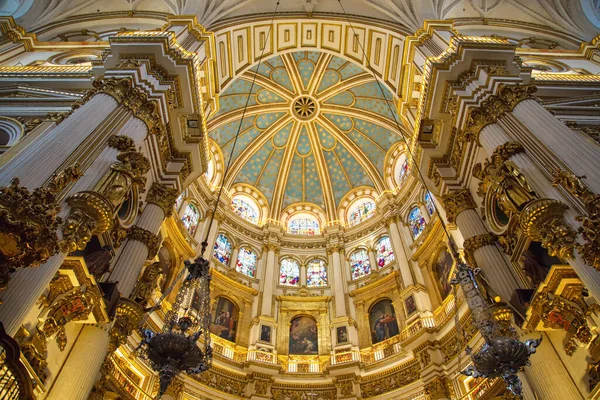 Granada Spain October 2017 Exquisite Interiors Landmark Granada Royal Cathedral — Stock Photo, Image