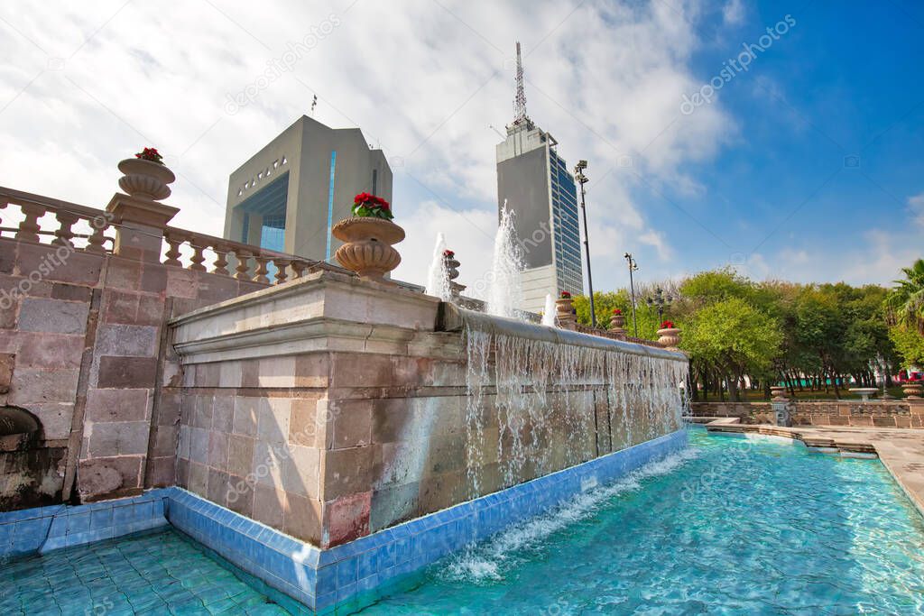 Monterrey, Landmark Macroplaza square in the city historic center