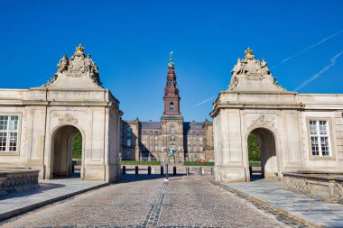 Kopenhag 'daki tarihi Christiansborg Sarayı