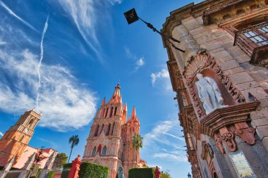 San Miguel de Allende, Tarihi Şehir Merkezi 'ndeki Parroquia De San Miguel Arcangel Katedrali