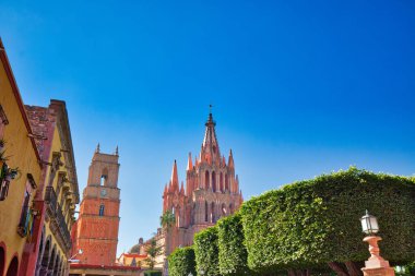San Miguel de Allende, Tarihi Şehir Merkezi 'ndeki Parroquia De San Miguel Arcangel Katedrali
