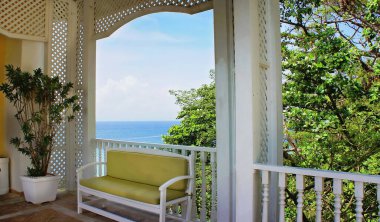 Levantado Adası, terastan görünüyor.