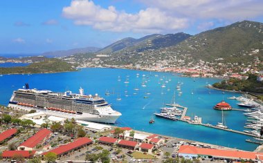 Seyahat gemisi Charlotte Amalie, ABD Virgin Adaları